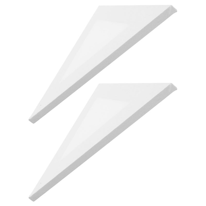 2pcs Triangle Stretched Canvas Boards Painting Triangle Art Canvas for Oil and Painting Art Supplies for Painter - Image 4