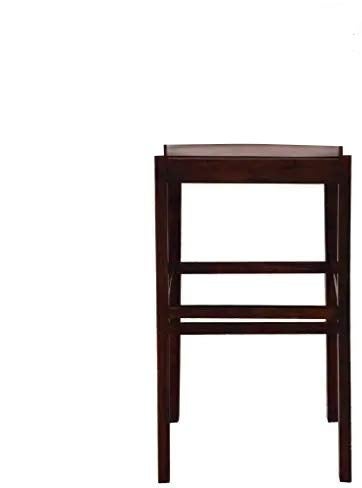 Vm decor Sheesham Wood Bar Chair Wooden RestaurantBarKitchenCafCounter Backless Seat Stool Bar and Kitchen Stool - Image 5