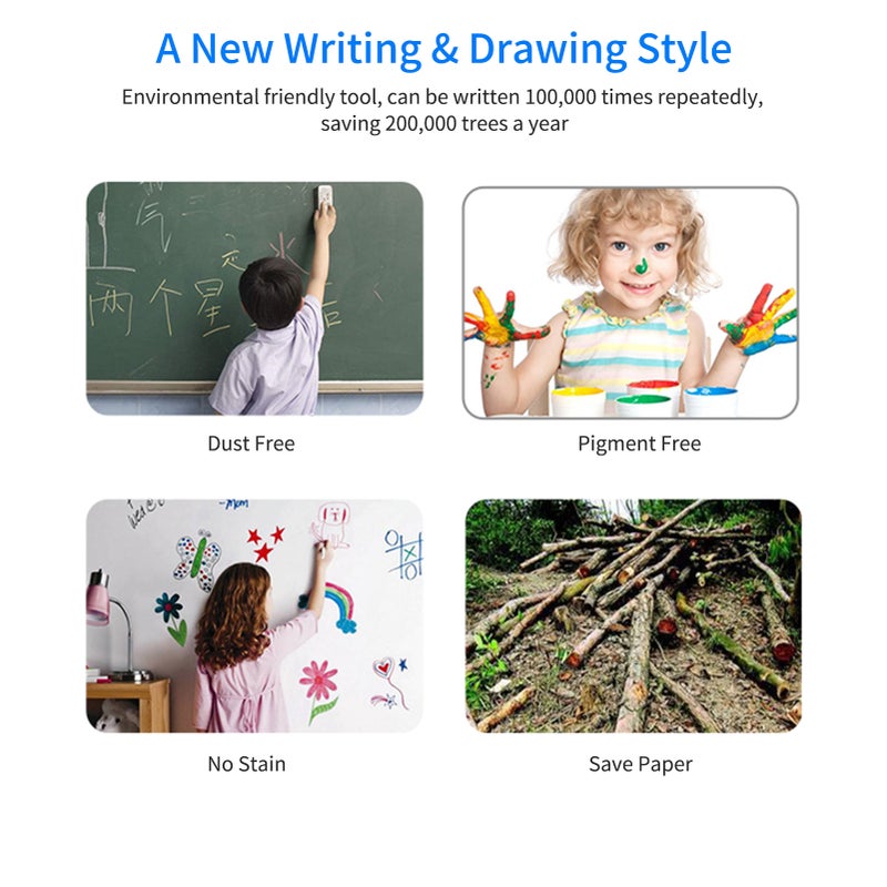 LCD Writing Tablet 8.5 Inch Doodle Drawing Pad Handwriting Board with Stylus Lock Button for Toddler Kids Office Educational and Learning Toy Gifts for 3-6 Years Old Boy and Girls Children's Day - Image 5