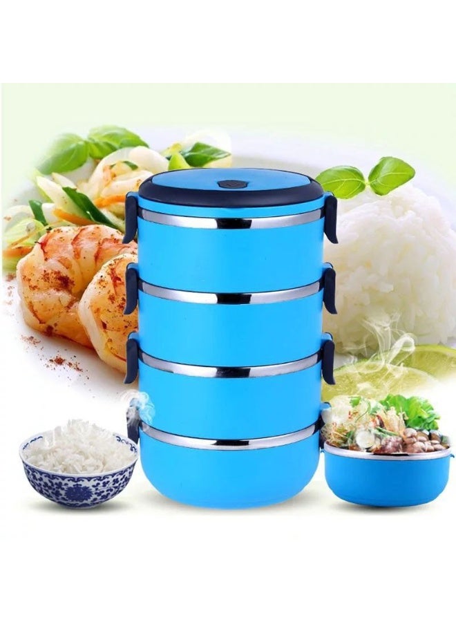4-Tier Food Storage Column Plastic exterior and stainless steel interior - Image 5