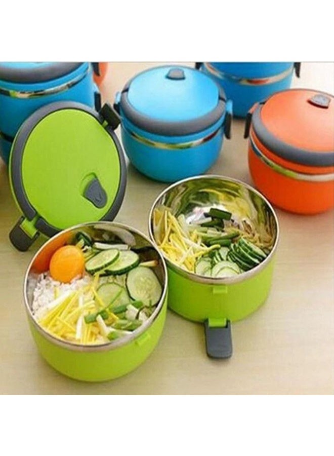 4-Tier Food Storage Column Plastic exterior and stainless steel interior - Image 4