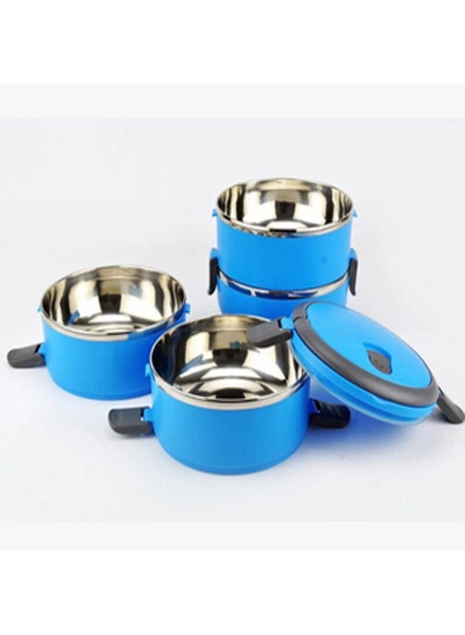 4-Tier Food Storage Column Plastic exterior and stainless steel interior - Image 2