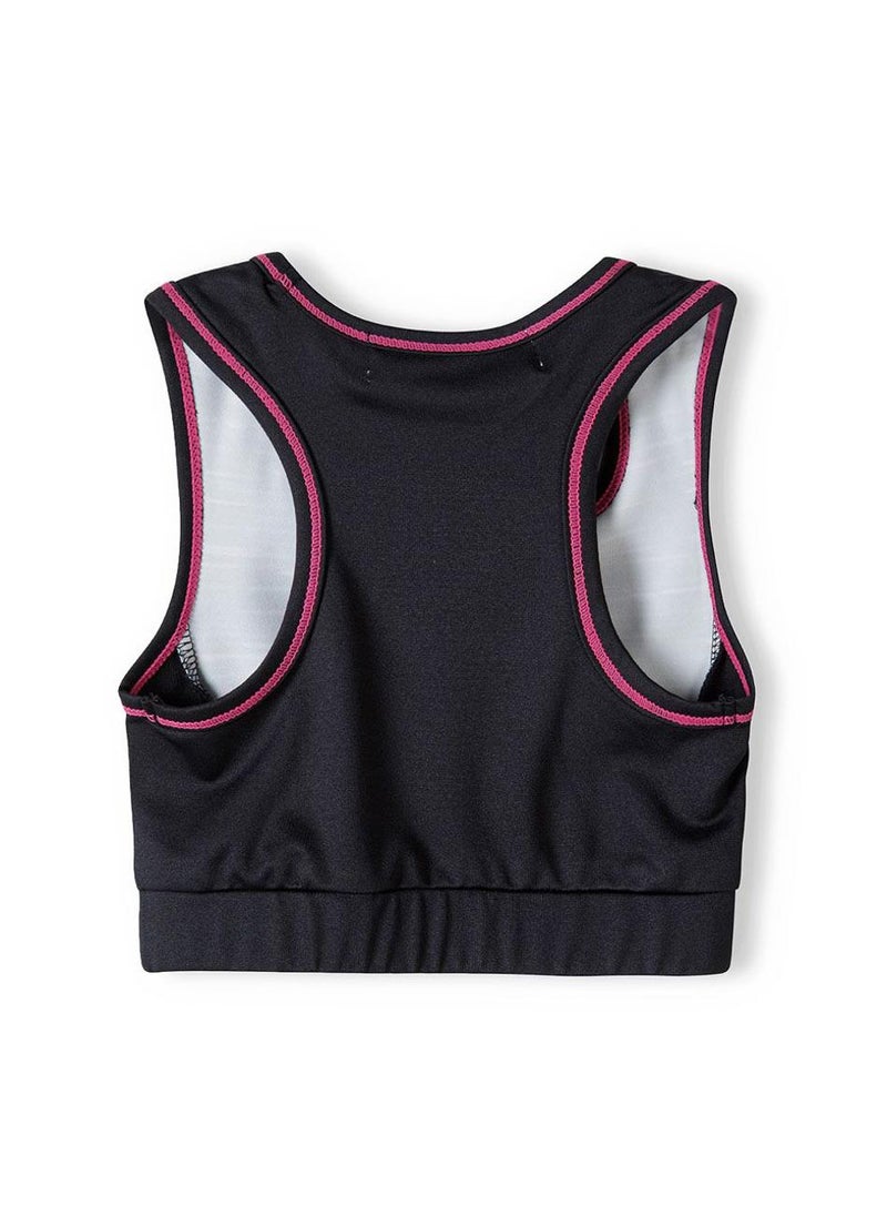 مينوتي بلوزة رياضية قصيرة للبنات بظهر متقاطع - Image 3