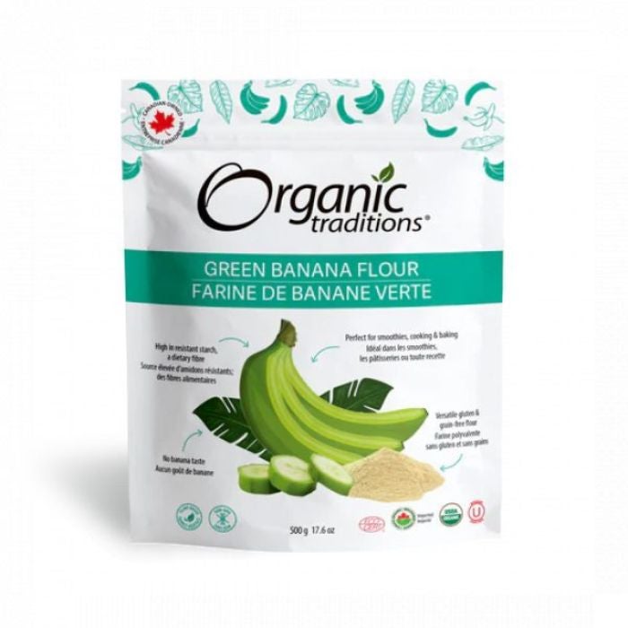 Organic Traditions Green Banana Flour 500 g