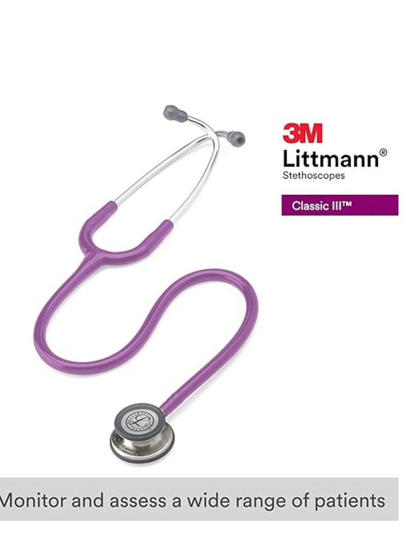 Littmann 3M LITTMANN CLASSIC III STETHOSCOPE 5832 LAVENDER - Image 3