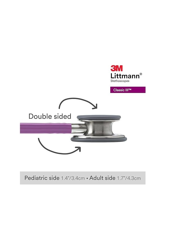 Littmann 3M LITTMANN CLASSIC III STETHOSCOPE 5832 LAVENDER - Image 4
