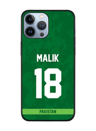 Rugged Black Edge Case iPhone 13 Pro Max, Slim fit Soft Case Flexible Rubber Edges Thin Cover - Player Name - Shoaib Malik, Jersey Number- 18 - pzsku/Z6CA8CCD395D9DB41A99FZ/45/_/1697268849/0615300c-3e74-4bfa-afed-675253c7995b