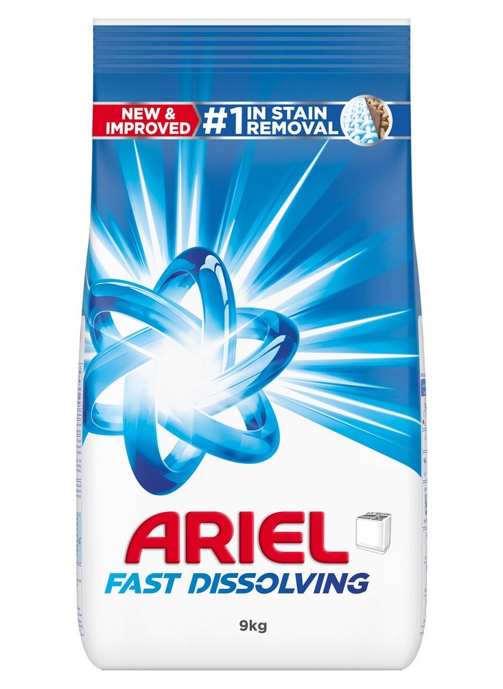 Ariel Fast Dissolving Laundry Detergent Powder 9kg  - Image 2