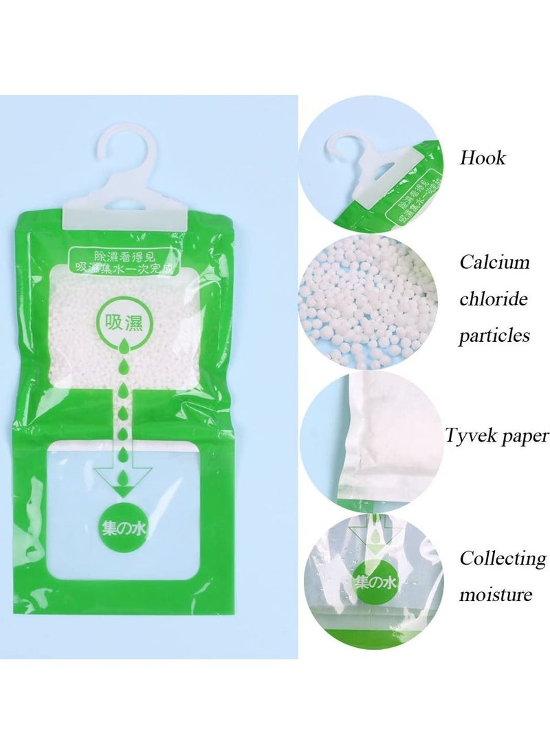 HomarKet 15 Pack Drying Agent Moisture Absorber Bags Hanging Closet Dehumidifier Bags Anti Mold Desiccant Bags Humidity Packs Wardrobe Dehumidifier for Closet Safe Cars Wardrobes and Basement  - Image 3