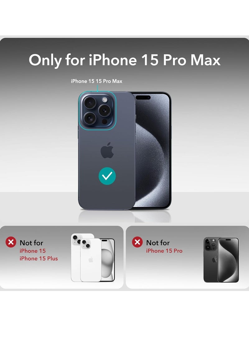 GUDOO 3D Screen Protector Full Coverage Easy Installation Frame Military-Grade Protection Ultrathin HD Clear Anti-Fingerprint 9H Tempered Glass Film for iPhone 15 Pro Max 6.7 - Image 4