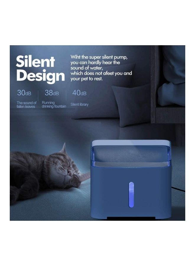 NIBEMINENT Pet Automatic Water Drinking Fountain White - Image 5