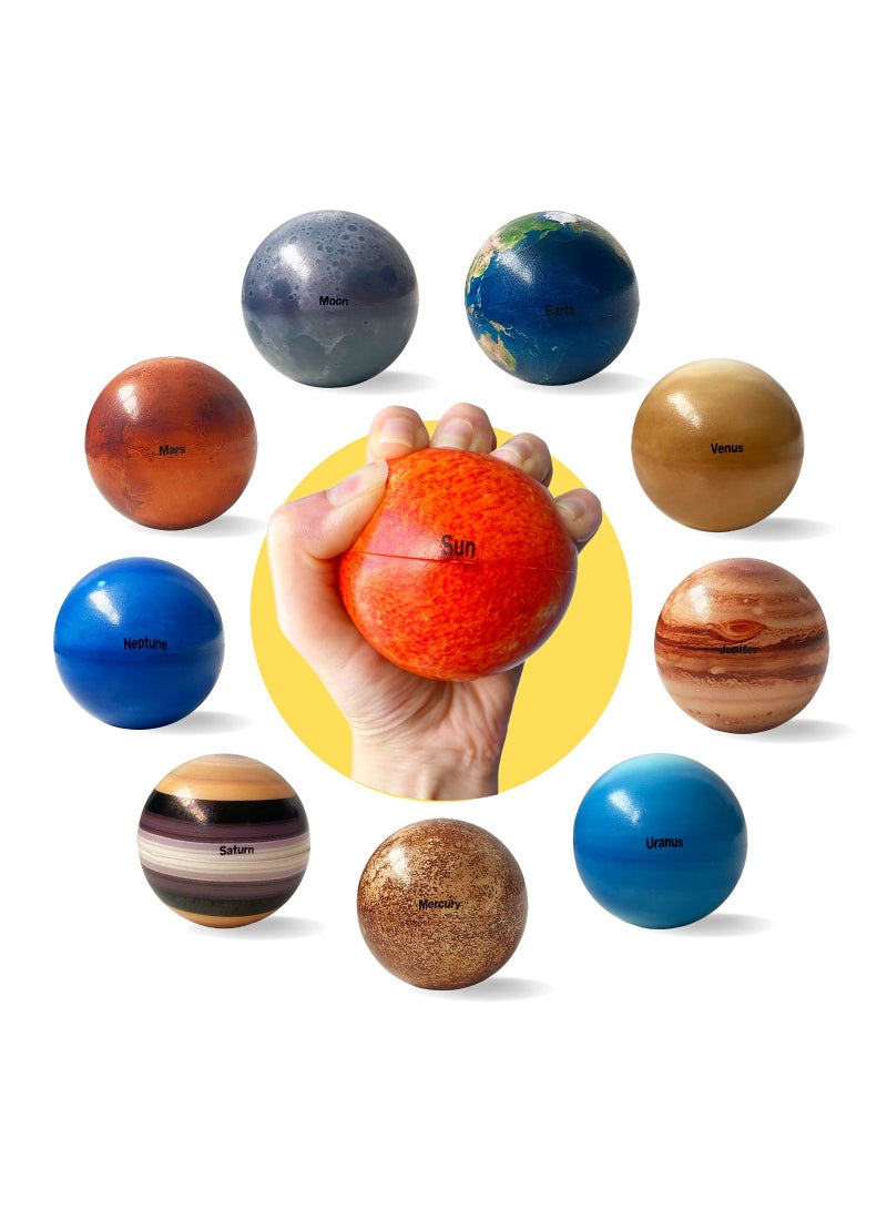Zikra Planet Solar System Stress Ball Educational Toys - Image 1