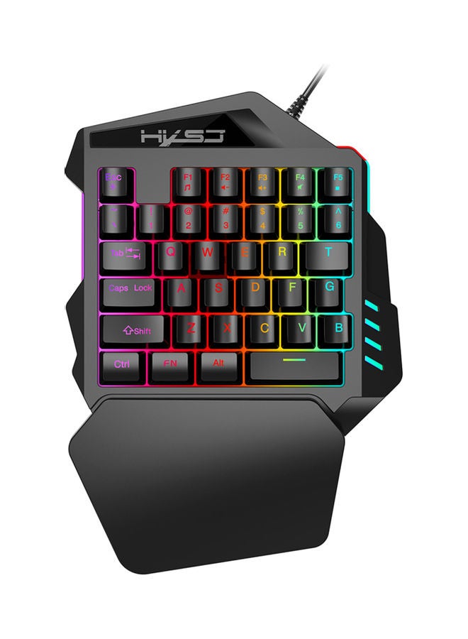 One-Handed Gaming Keyboard With Mouse - wired - Image 2