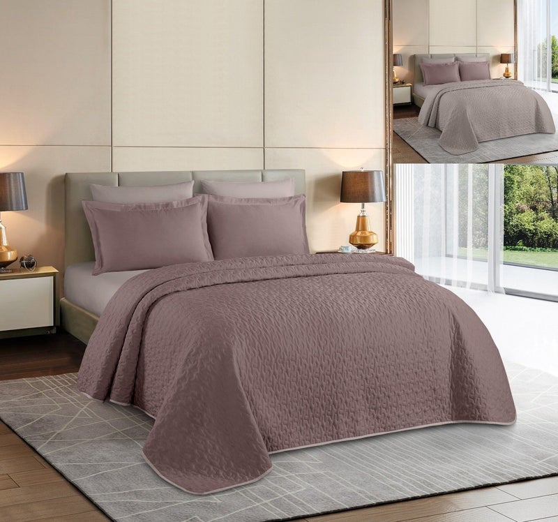 Luxury microfiber double bed set – 6 comfortable and practical pieces