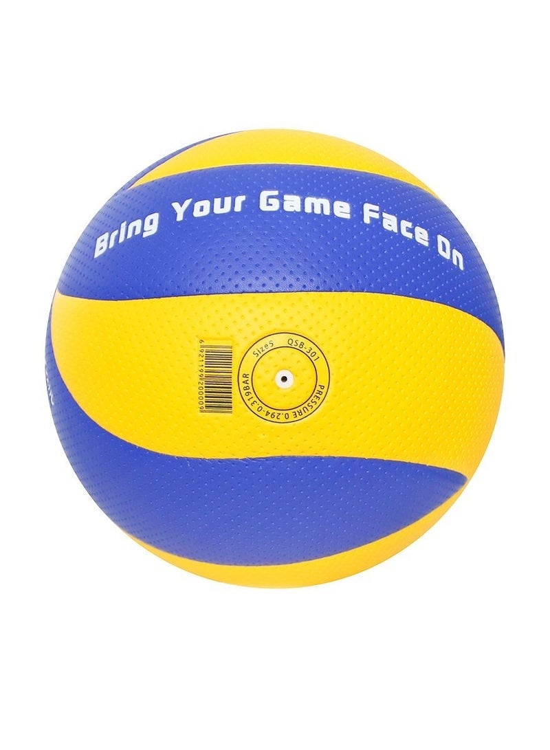 كرة طائرة، مقاس رسمي 5، كرة طائرة مقاومة للماء بجودة احترافية للاستخدام الداخلي والخارجي، للمسابقات والألعاب واللعب الترفيهي والتدريب وكرة الطائرة الشاطئية، لعشاق كرة الطائرة - Image 2