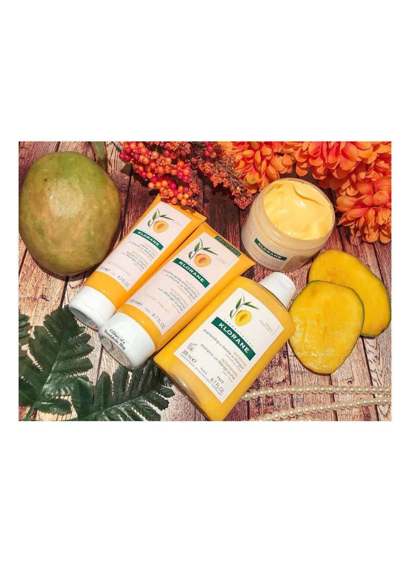 Klorane - Nourishing Shampoo with Mango Butter 200ml - Image 1