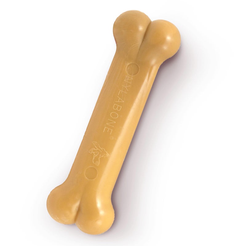 Nylabone Original Bone Power Chew Toy for Dogs, Durable & Tough Dog Toys for Aggressive Chewers, Peanut Butter Flavor, Small - Up to 25 lbs - Up to 25 Ibs, 1 Count - Image 1