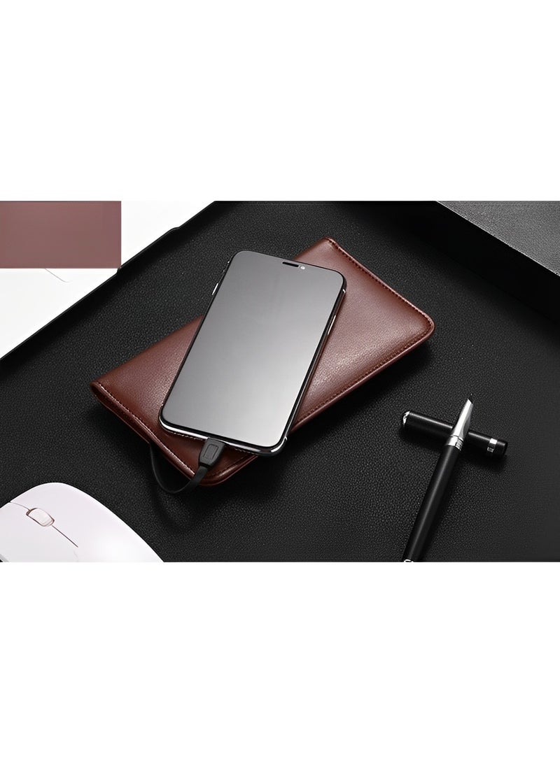 Wireless Charging Phone Case Phone Wallet Case Compatible with MagSafe Wireless Charging RFID Blocking Magnetic Leather Case 6 Card Slot Wireless Charging Protective Case