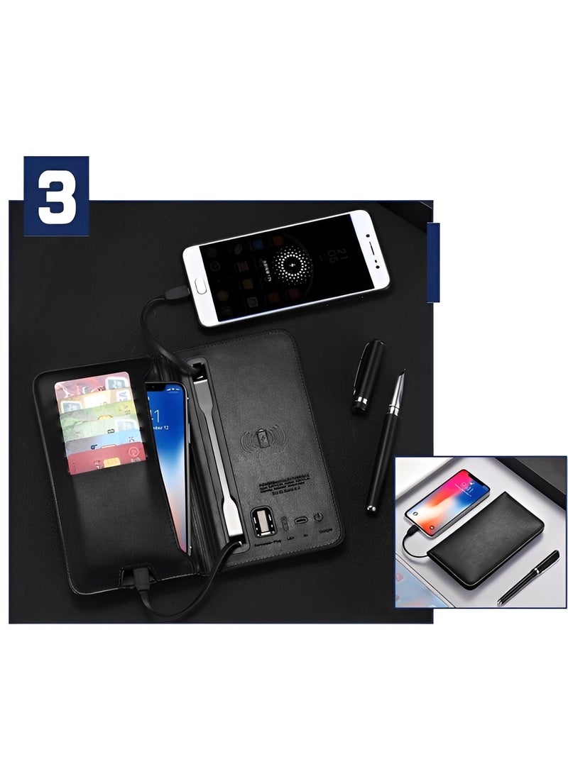Wireless Charging Phone Case Phone Wallet Case Compatible with MagSafe Wireless Charging RFID Blocking Magnetic Leather Case 6 Card Slot Wireless Charging Protective Case