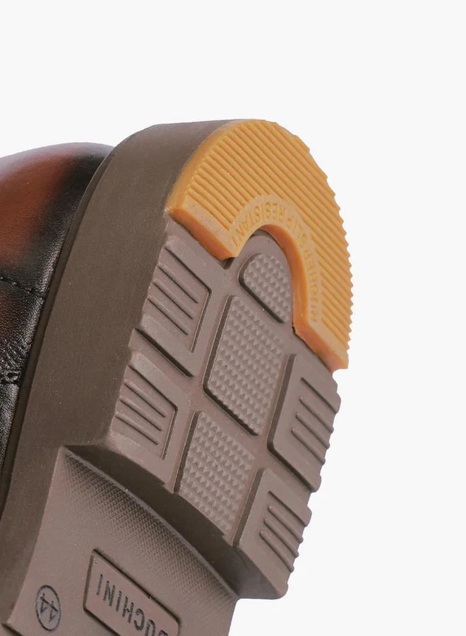 Duchini BROWN Men Lace-Up Derby Shoes for Men | Best Price UAE