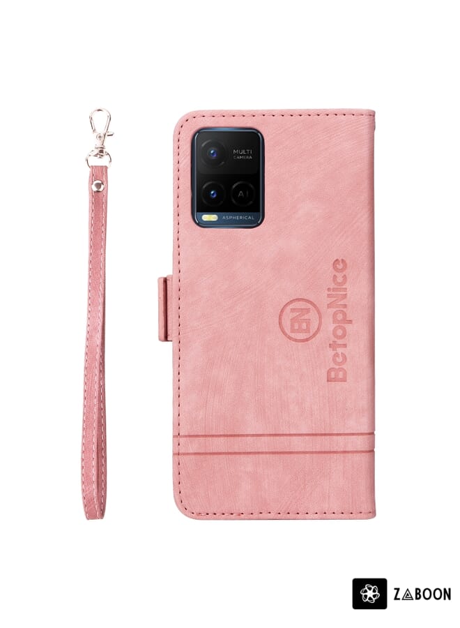 Zaboon Protective Case For vivo Y21 2021 BETOPNICE Dual-side Buckle Leather - Image 2