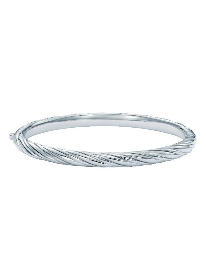 Ted Baker Torvi Crystal Twist Hinged Bangle Bracelet - Image 4