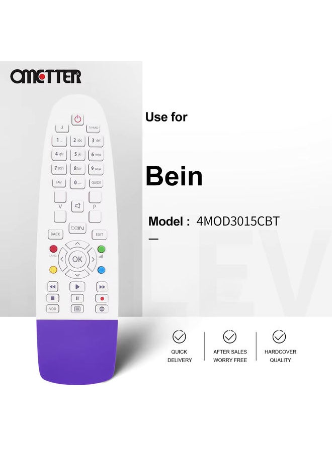 OMETTER - Suitable for Bein Smart tv96 Boxer Remote Control 4MOD3015CBT - Image 1