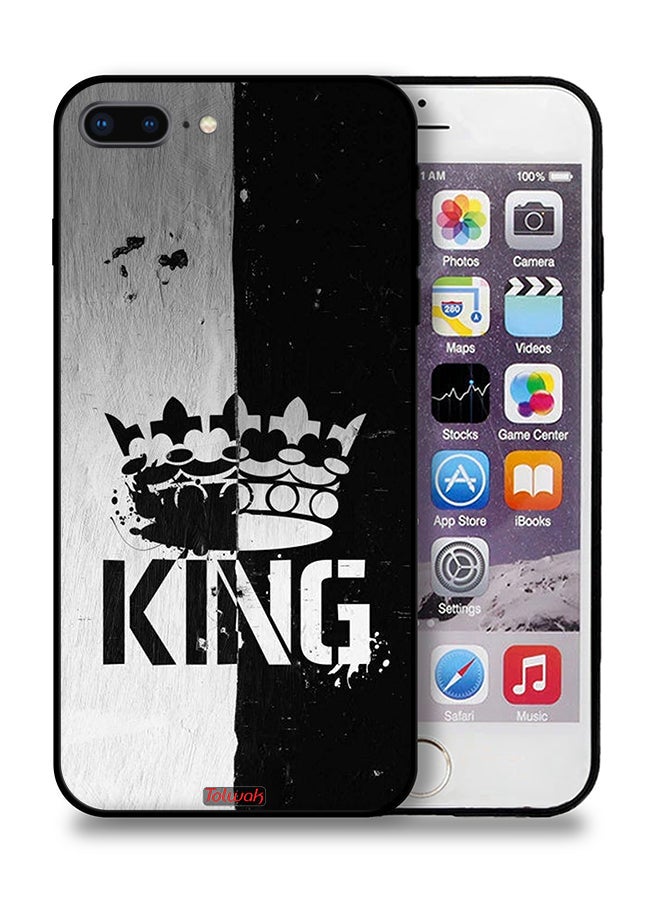 Tolwak Apple iPhone 8 Plus Protective Case King Vintage - Image 1