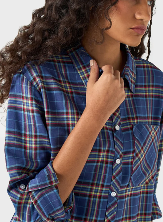 لي كوبر Checked Button Down Shirt