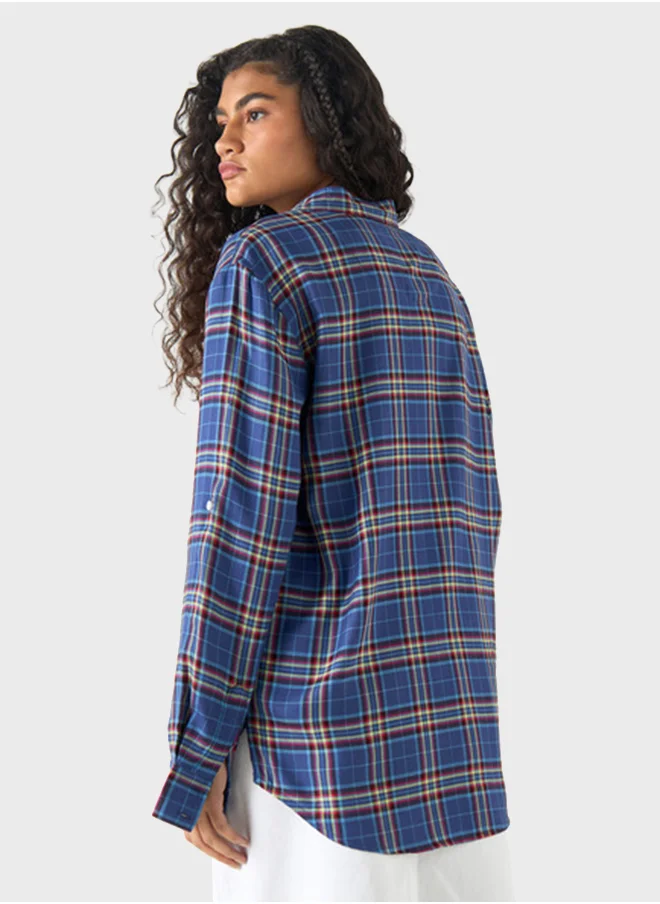 لي كوبر Checked Button Down Shirt