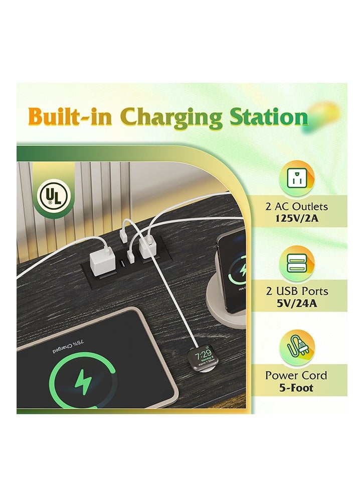 إن كي أكس نموذج تلفزيون كبير الحجم مزود بـ 15 درجًا للاستخدام داخل غرفة النوم الرئيسية باللون الأسود مقاس 59 بوصة - Image 5