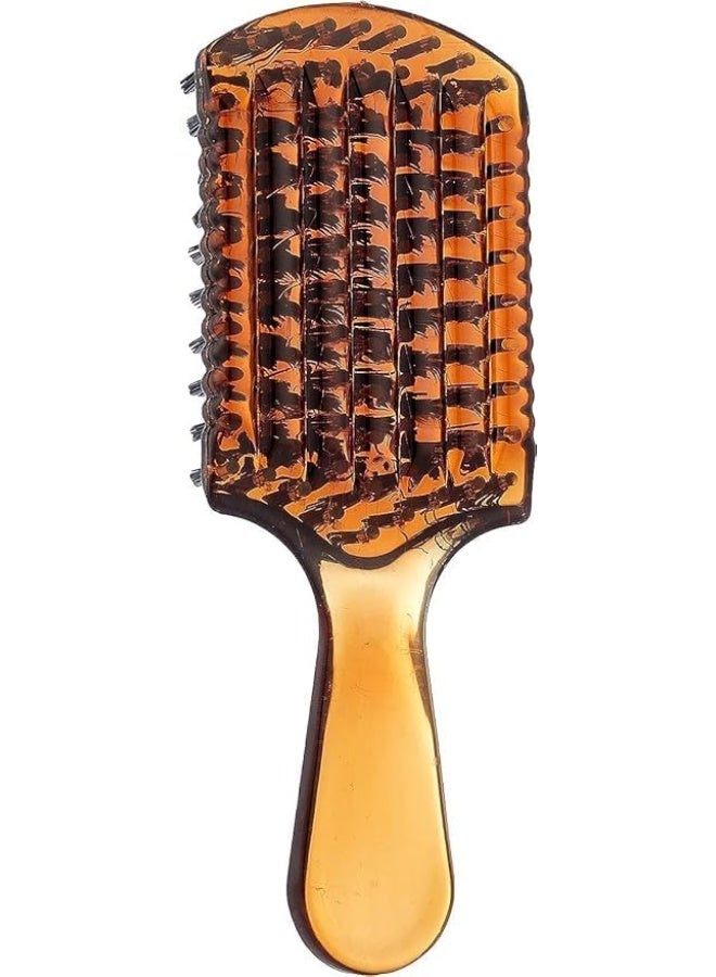 Premium Detangler Hairbrush for Women, Men & Kids – Original Anti-Knot Hair Brush with Ultra-Soft Flexible Bristles – Gentle Scalp Massage, Pain-Free Detangling for Wet, Dry, Curly, Straight, Thick & Damaged Hair – Portable Daily Care Brush for Styling, Smoothing & Hair Straightening – Honey Color - Image 5