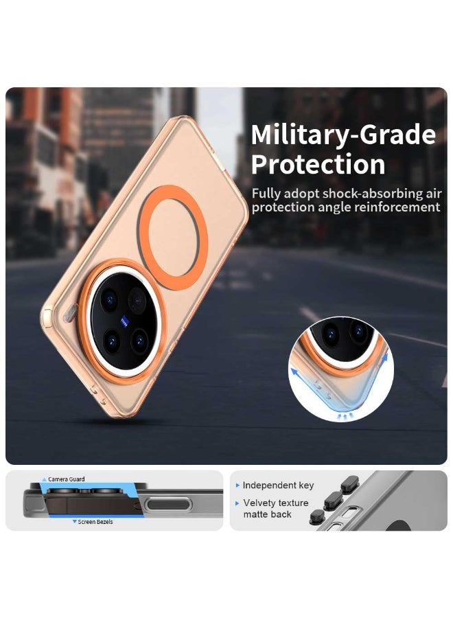 general Compatible with Vivo X200 Pro 5G Case Cover,Supports Wireless Charging,Shockproof Magnetic Phone Case，Compatible with Vivo X200 Pro 5G Case - Image 2