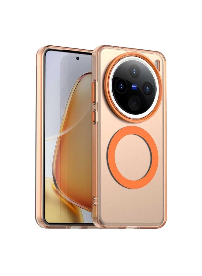 general Compatible with Vivo X200 Pro 5G Case Cover,Supports Wireless Charging,Shockproof Magnetic Phone Case，Compatible with Vivo X200 Pro 5G Case - Image 1
