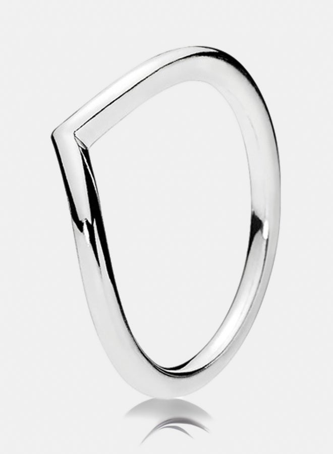 PANDORA Wishbone Silver Ring 