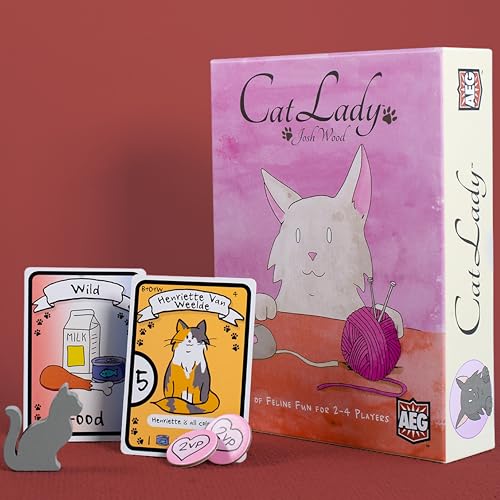 AEG Cat Lady Board Game | Collect Toys and Rescue Cats | Family Card Drafting Game for 2-4 Players | Ages 10+ | Easy to Learn & Plays in 30 Minutes - Image 4