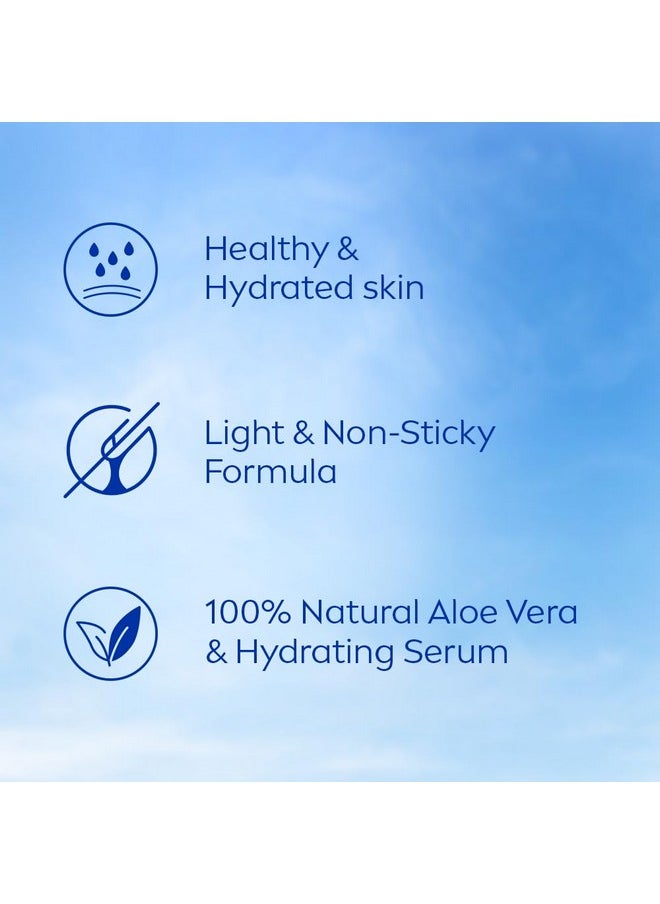 Nivea - Aloe Hydration Body Lotion 600 Ml | 48 H Moisturization | Refreshing Hydration | Non Sticky Feel | With Goodness Of Aloe Vera For Instant Hydration In Summer | For Men & Women - Image 1