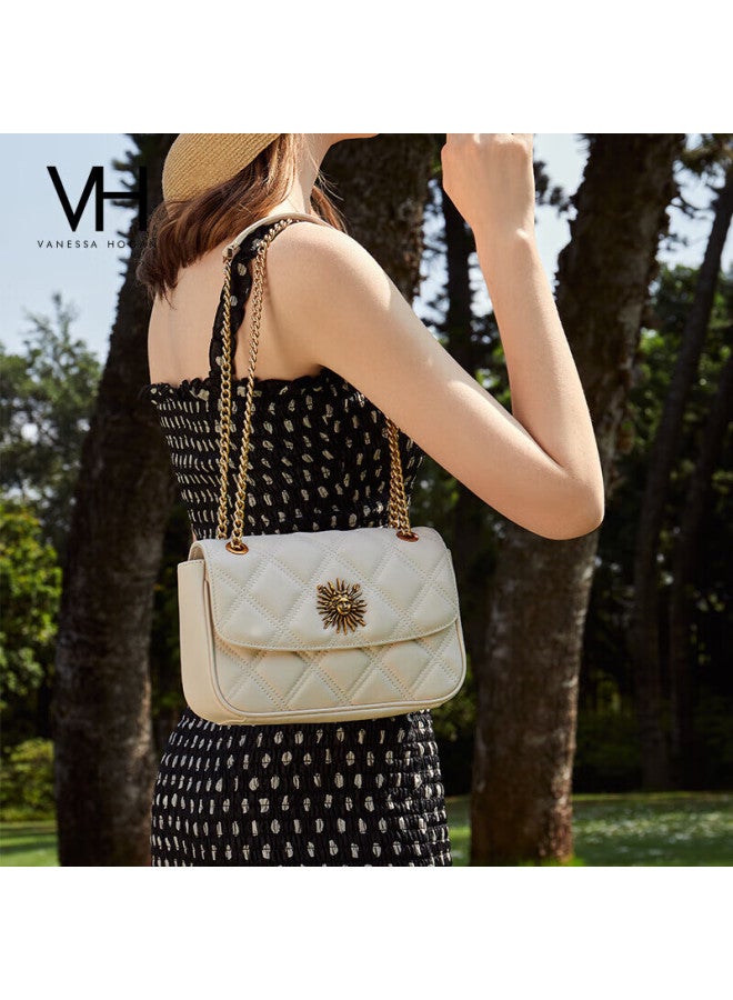 Vanessa Hogan Vh حقيبة يد نسائية، سلسلة Yiran Soft Pack، حقيبة Helios Crossbody، حقيبة كتف تحت الإبط بسلسلة نمط الماس - Image 3