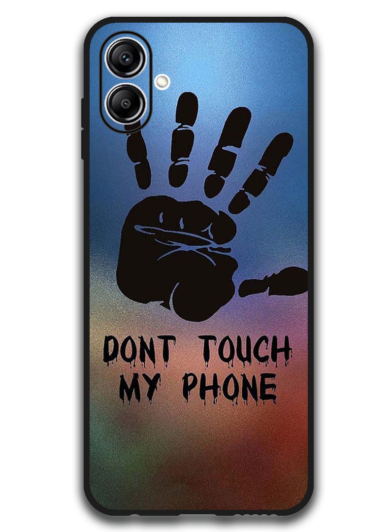 Theodor Protective Case Anti Scratch Shock Proof Bumper Cover For Samsung Galaxy A06 Dont Touch My Phone Hand - Image 1