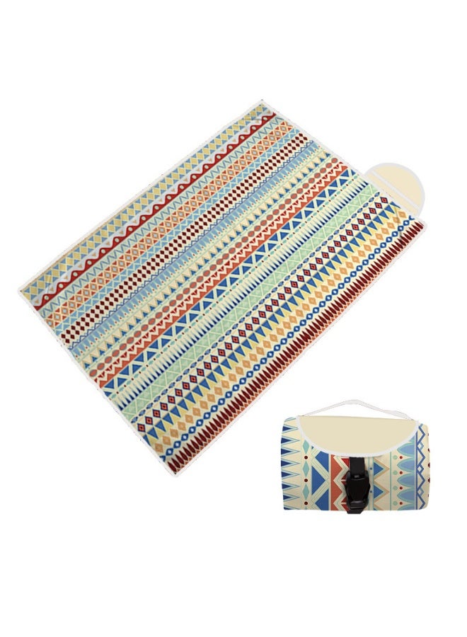 Portable Mini Picnic Blanket, Waterproof Pocket Beach Mat, Foldable Oxford Outdoor Mat for Camping, Hiking, Park, Travel - Image 1
