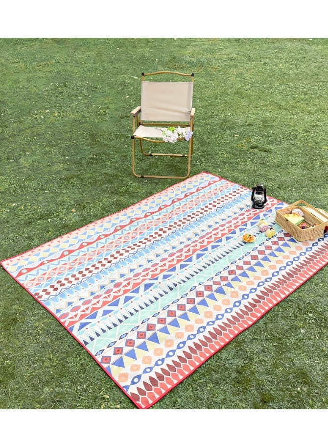 Portable Mini Picnic Blanket, Waterproof Pocket Beach Mat, Foldable Oxford Outdoor Mat for Camping, Hiking, Park, Travel - Image 5