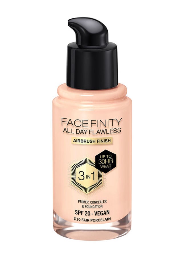 Max Factor Facefinity All Day Flawless Foundation - C10 Fair Porcelain  - Image 1