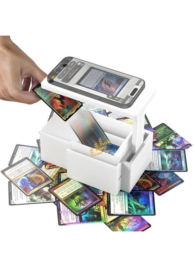 GIBOPOB 2025 Enhanced Trading Card Scanner, MTG Card Scanner Stand, Phone Stand MTG Accessories, Fit for un-Sleeved and Sleeved Cards, Only Available for ManaBox - Image 1