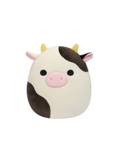 Squishmallows 7.5 inch Little Plush Connor Black & White Cow Officially Licensed Kellytoy Plush Toy Colorful Soft Gift for Kids Girls & Boys Washable Squishy Stuff Toy Multicolor All Age  - Image 1