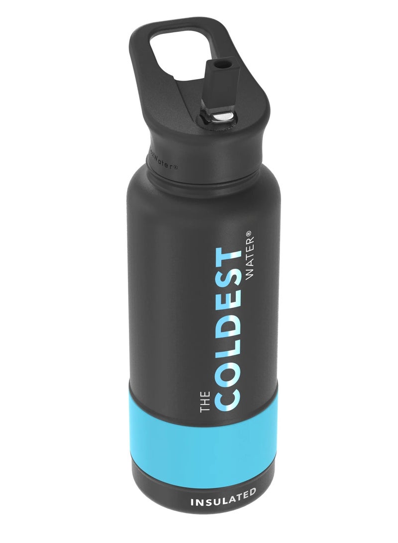 THE COLDEST WATER Coldest Sports Bottle Tactical Black 32 Oz - Image 1