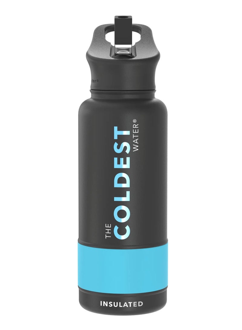 THE COLDEST WATER Coldest Sports Bottle Tactical Black 32 Oz - Image 2