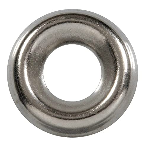 BCP Fasteners 100 Qty #10 Stainless Steel Countersunk Finish Washers | 304 SS Finishing Cup (BCP575) - Image 1