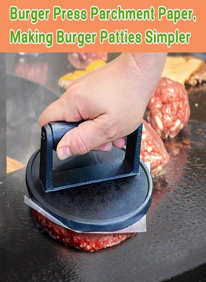 BYKITCHEN Parchment Paper Squares, Set of 300, 6 x 6 Inch Hamburger Patty Paper, Non Stick Patty Paper for Smash Burger Press, Burger Patty Maker, Separating Freezing & More - Image 5