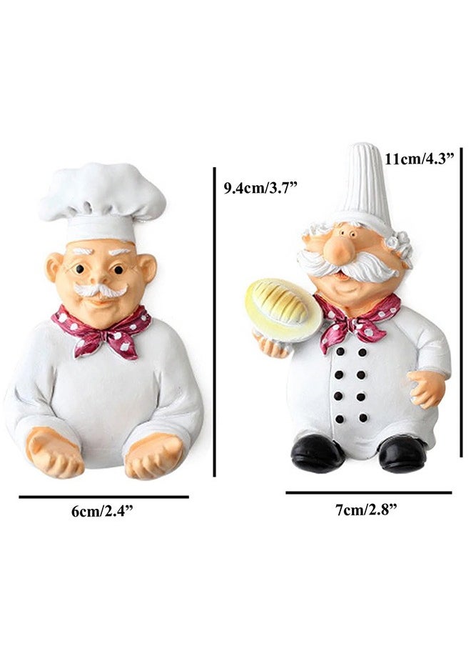 Generic 2Pcs Power Plug Hooks Cartoon Plug Power Cord Storage Hooks Fat Chef Wall Decor Organiser for Home Kitchen Garden Garage Organizing  - Image 2