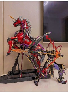 Gundam Model Assembled Model Motor Core Cao Renqing Long Ao C Zhao Yun Nezha Gan Mecha Toy Blind Box-Color:Make A Wish-Lu Bu [must Make A Model] Years Later High Probability-Specifications:Guaranteed Model 13-18cm
